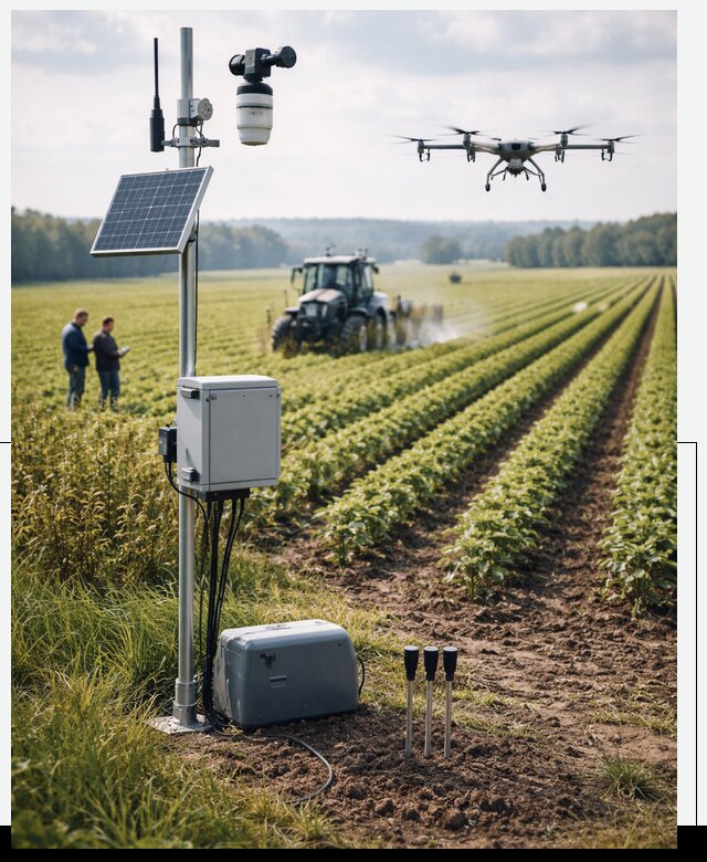 Разработка IoT мониторинга полей в Пушкине от 9194 р. | АвикейПшн