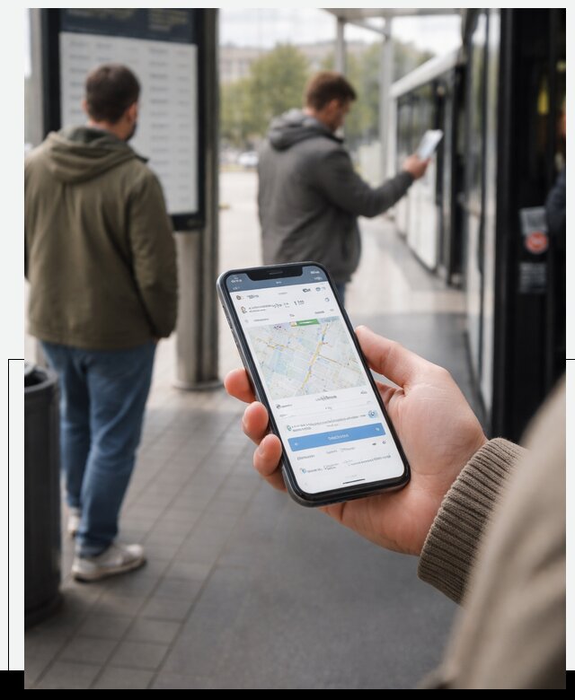 Мобильное приложение для пассажиров в Пушкине с оплатой и расписанием